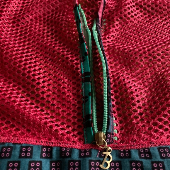 Colorful Mesh African Print Dress - Picture 7 of 14